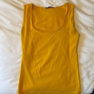Yellow Zara Shortsleeved Blouse